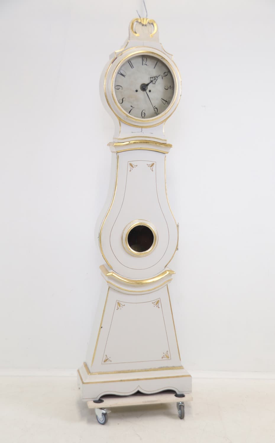 Reloj de suelo, madera/metal, siglo XIX.