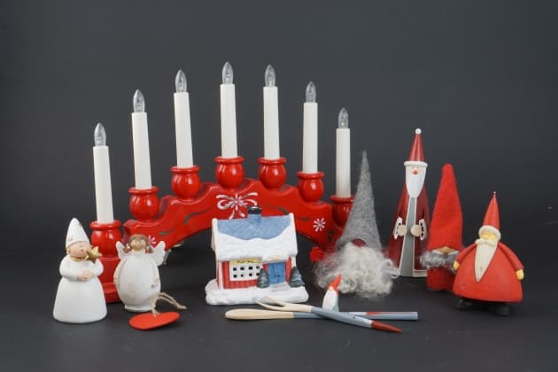 Julrop, Adventsljusstake m.m.
