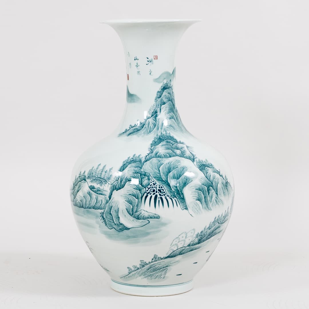 VAS, porcelana, China, probablemente finales del siglo XX