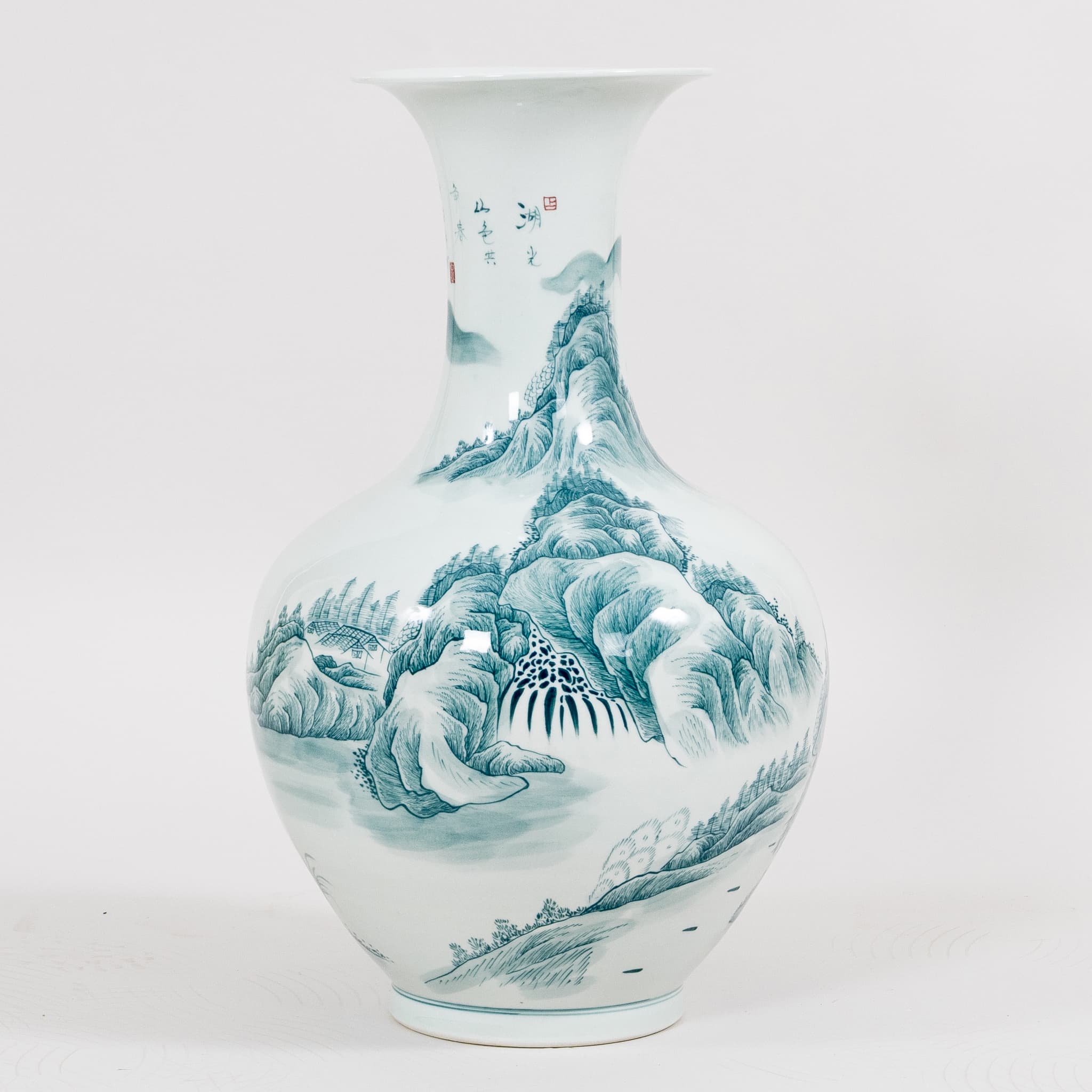 VAS, porcelana, China, probablemente finales del siglo XX