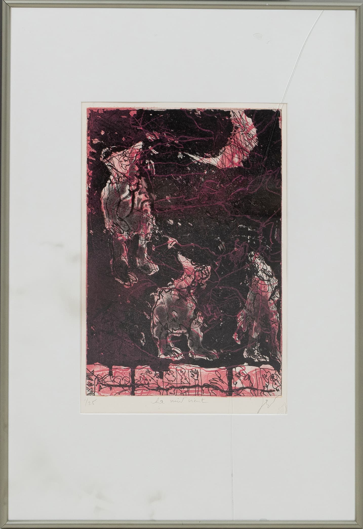 MICHAEL JOYARD (nacido ?), grabado en color, firmado y numerado 1/25