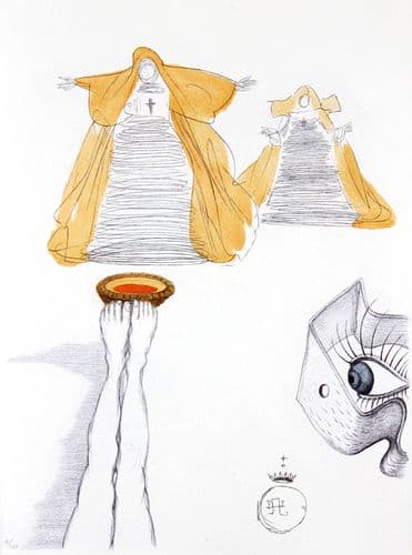 Salvador Dali - Eye Watches from Peephole