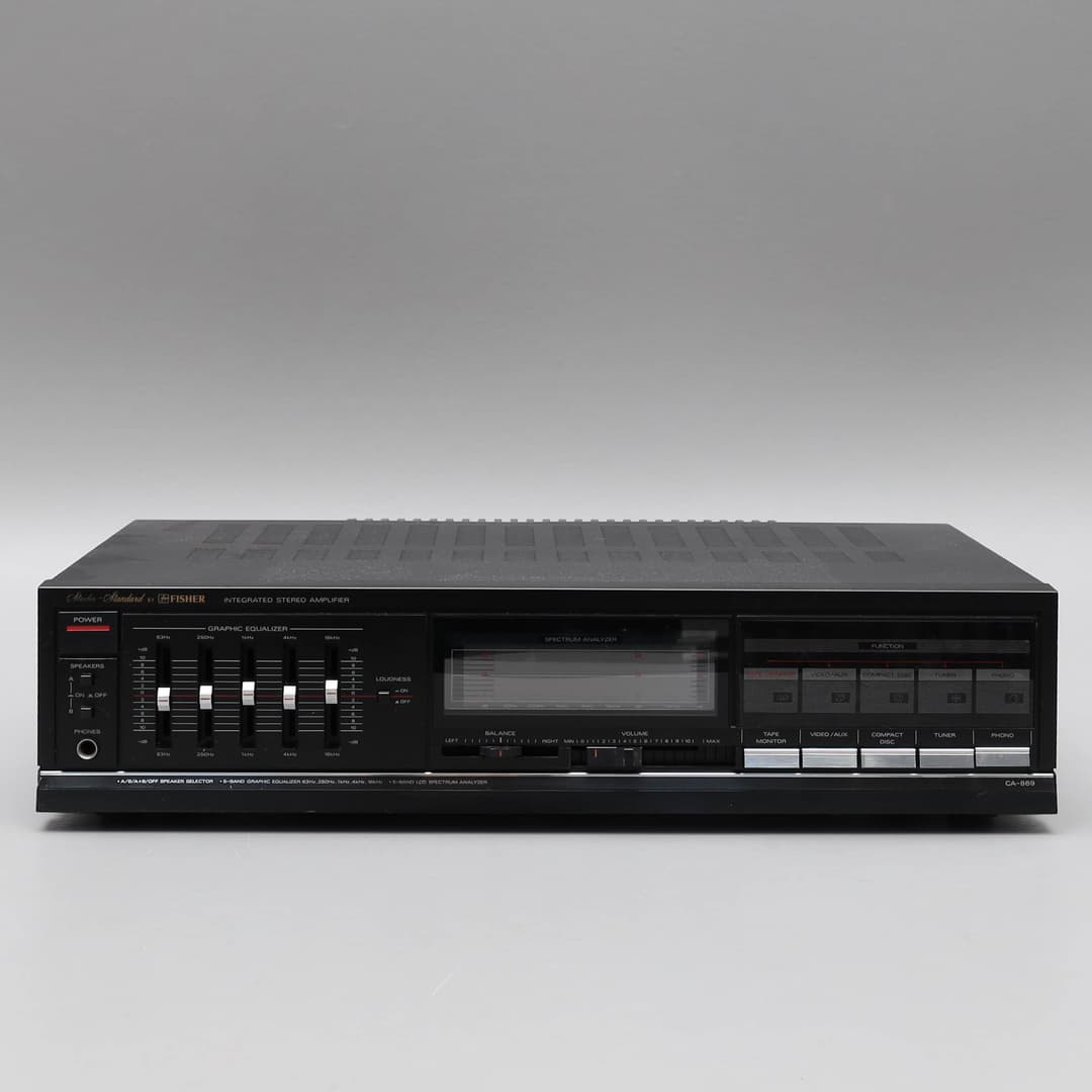 FÖRSTÄRKARE, Fisher, "Studio-Standard", modell CA-869.