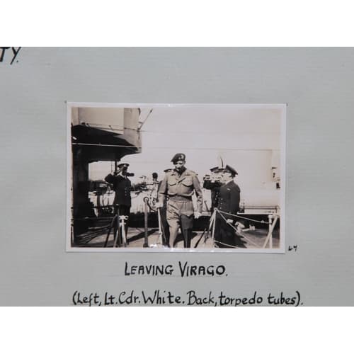 The Normandy landings - 135 (pasted) photographs taken on bo...