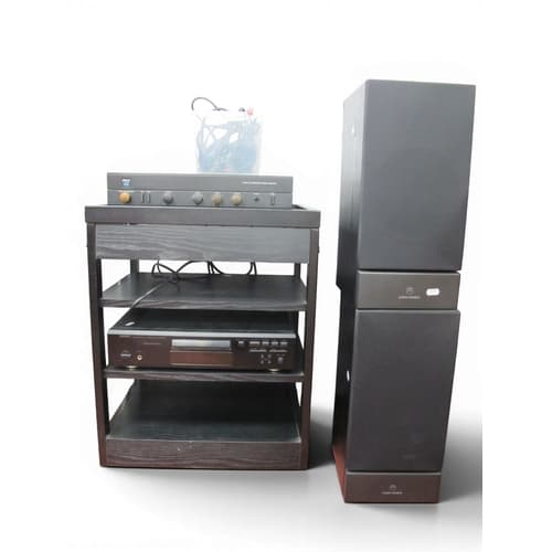 Hi-Fi Separates with display shelving, includes Arcam - Alph...