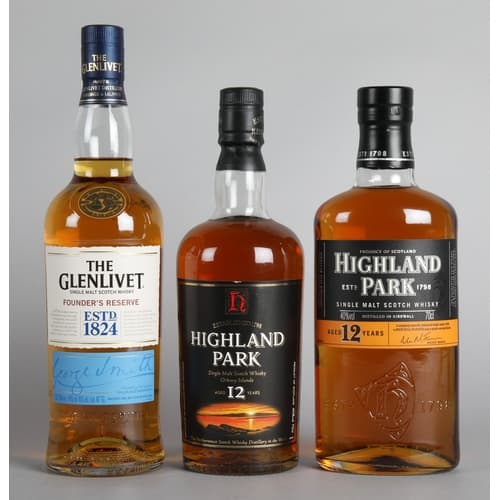 The Glenlivet single malt scotch whisky founders reserve, 70...