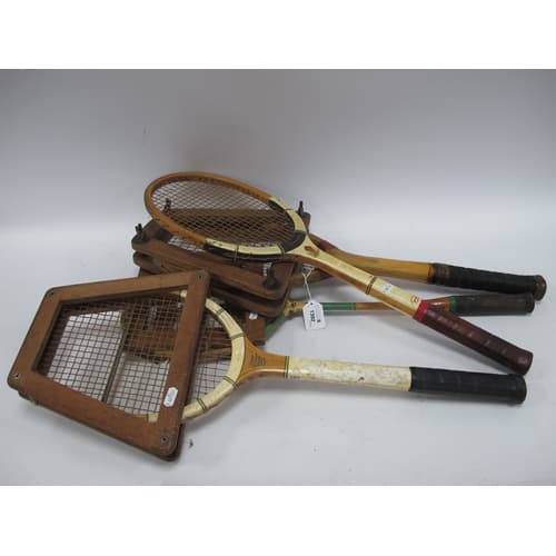 Vintage Tennis Rackets - Wisden's, Surridge, Slazenger 'The ...