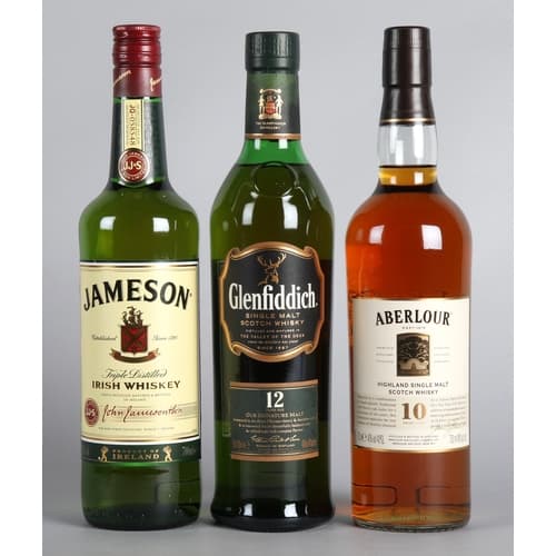 Glenfiddich single malt scotch whisky 12 years old, 70cl, 40...