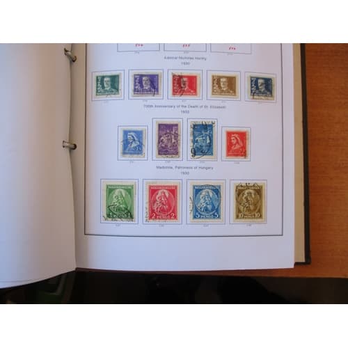 Hungary. Large, early to modern M/U collection in Schaubek a...