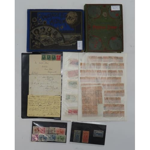 World Wide Collection in 2 Albums and various stock pa...
