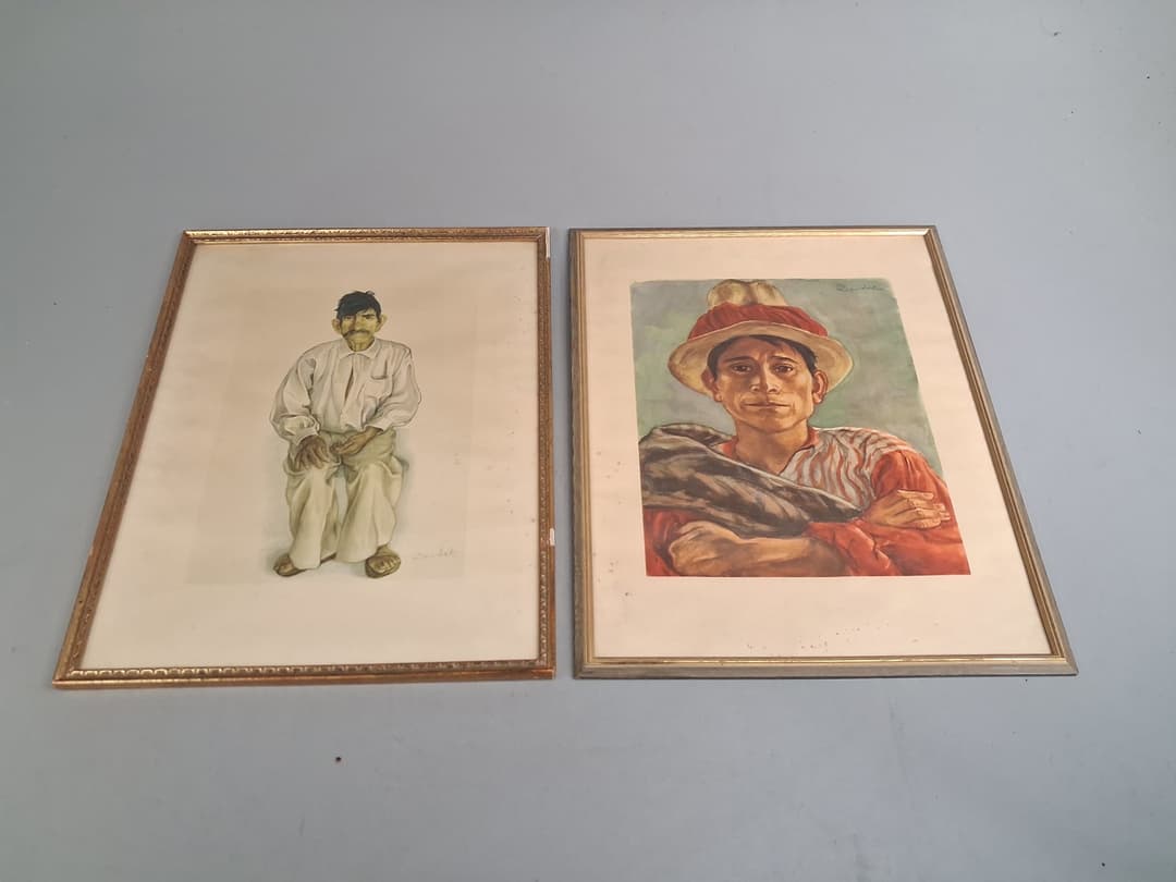 NILS DARDEL. Efter, 2 Offettryck, signerade i trycken.