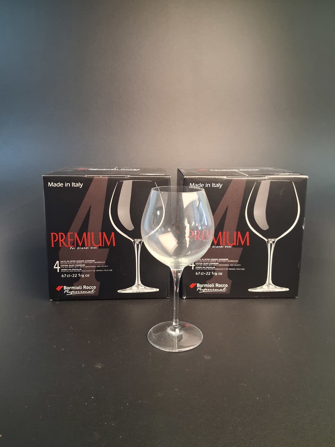 8 Vinglas. Premium. Bormioli Rocco, Per Grandi Vini.