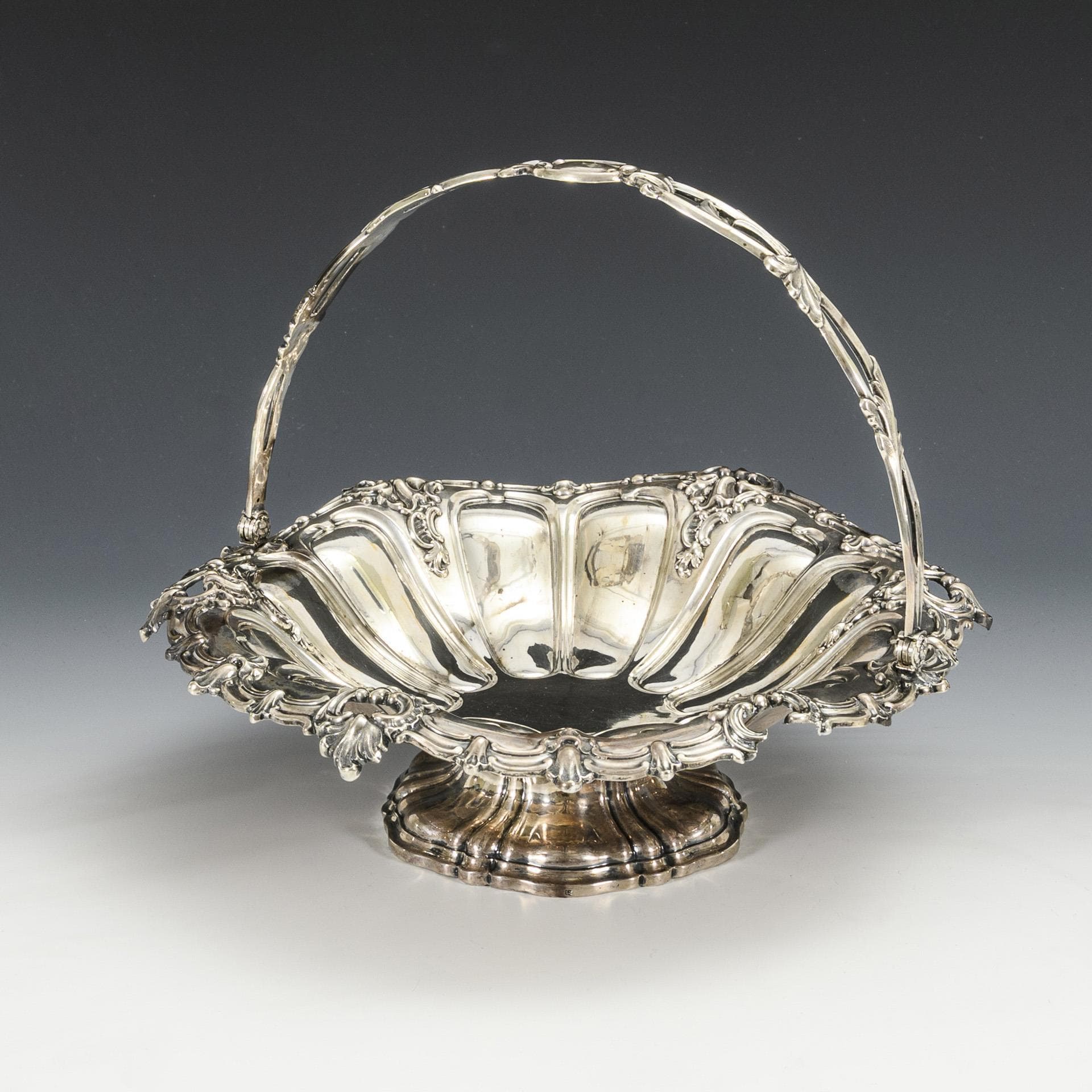 Late Biedermeier handled bowl.