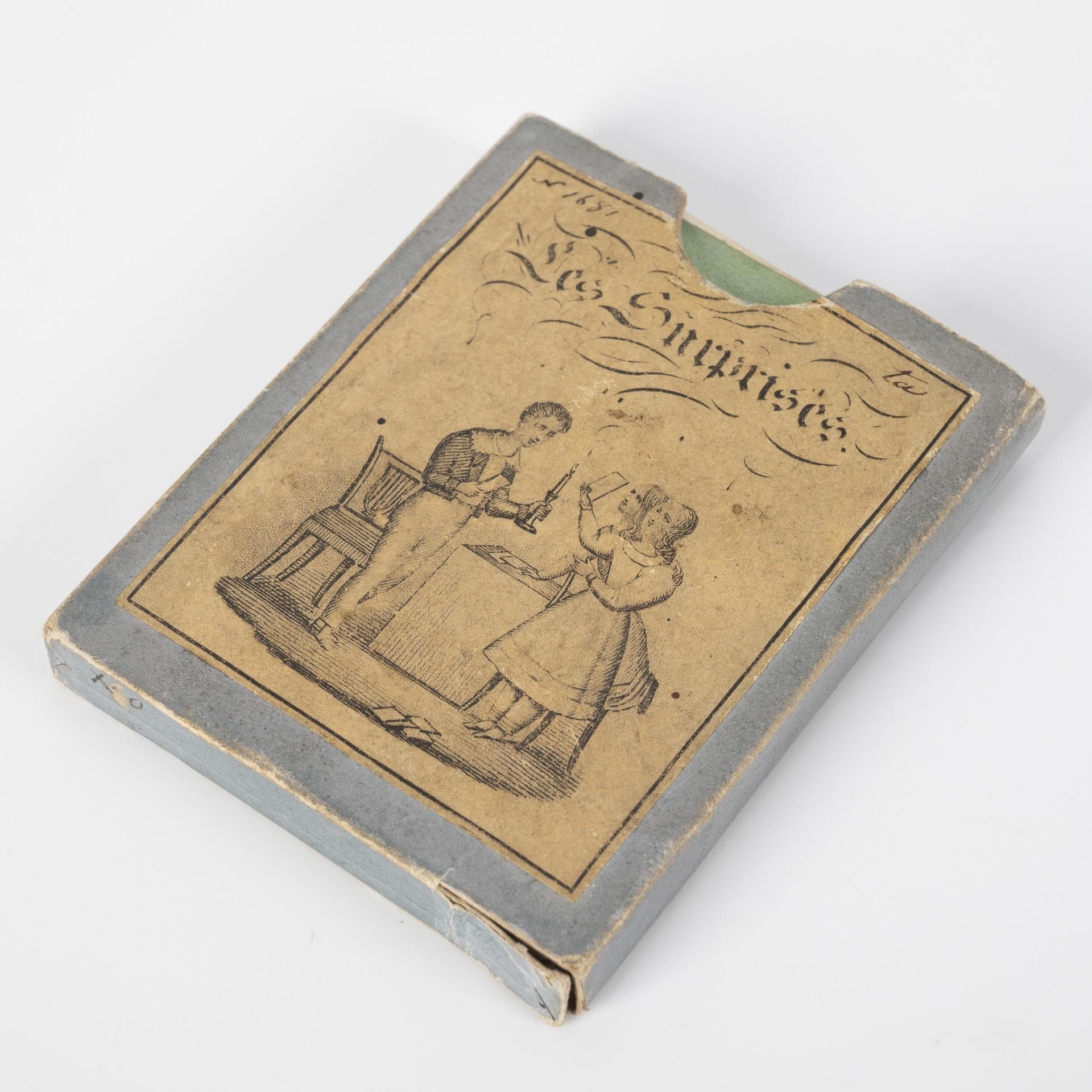 French Biedermeier game "Les Surprises".