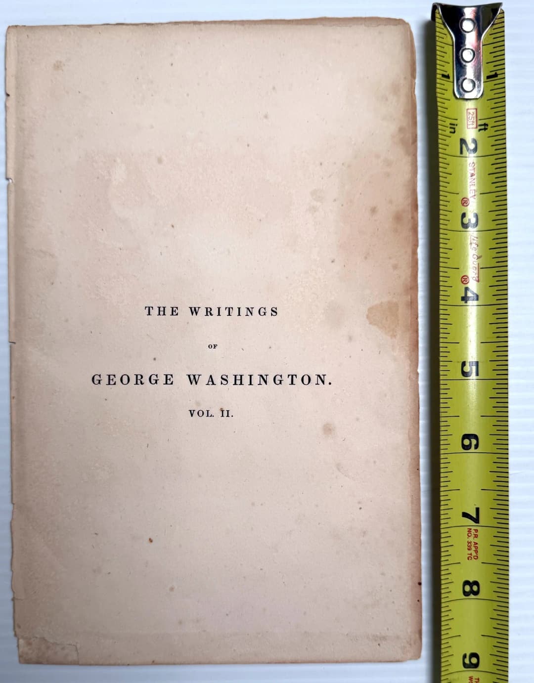 FRONTISPIECE FROM The Writings of George Washington