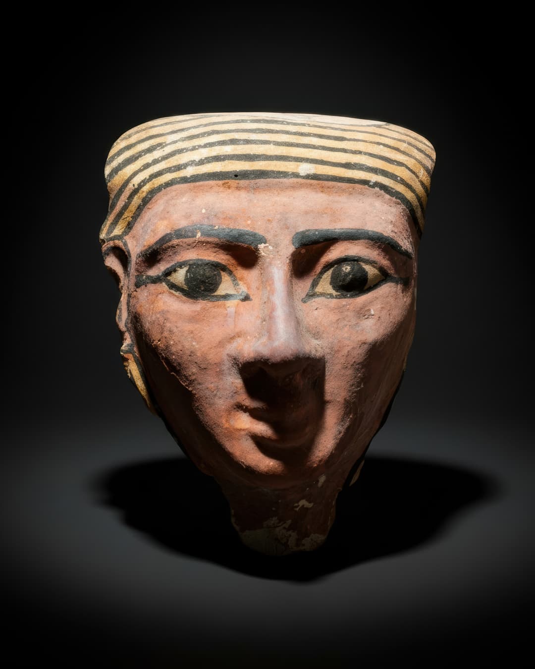 HUGE EGYPTIAN COFFIN MASK