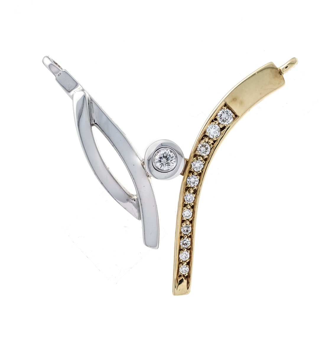 Brillant-Collier-Mittelteil GG/WG 5