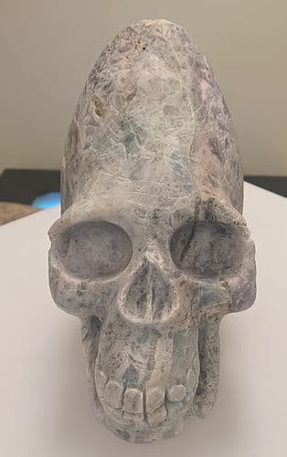 Crystal Carved Skull Form "Tula Mexico" Archaeological Find 34170 Years Old