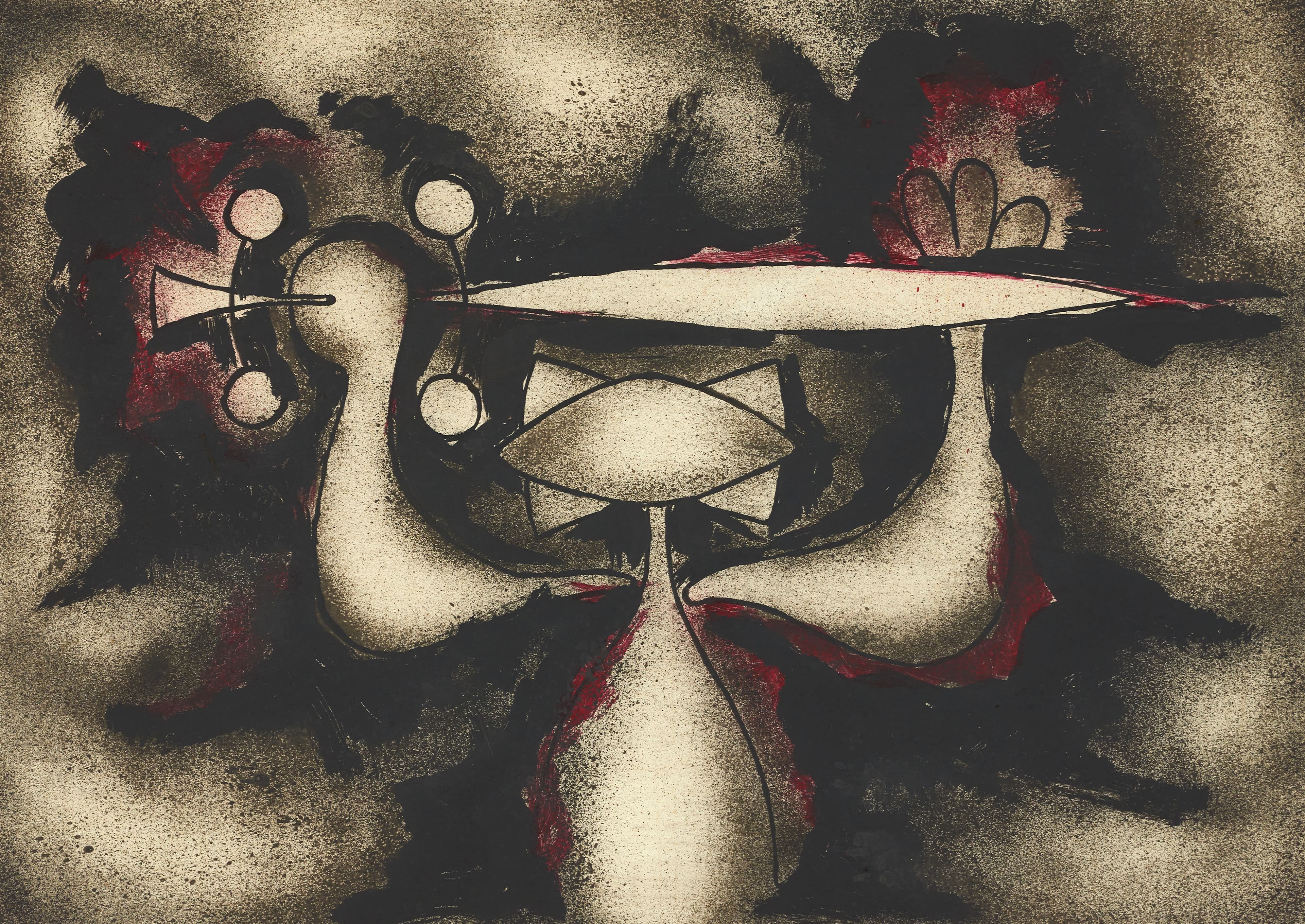 HEINZ SEVENICH (Aachen/Tyskland 1935-2023). Figur med svärd, daterad