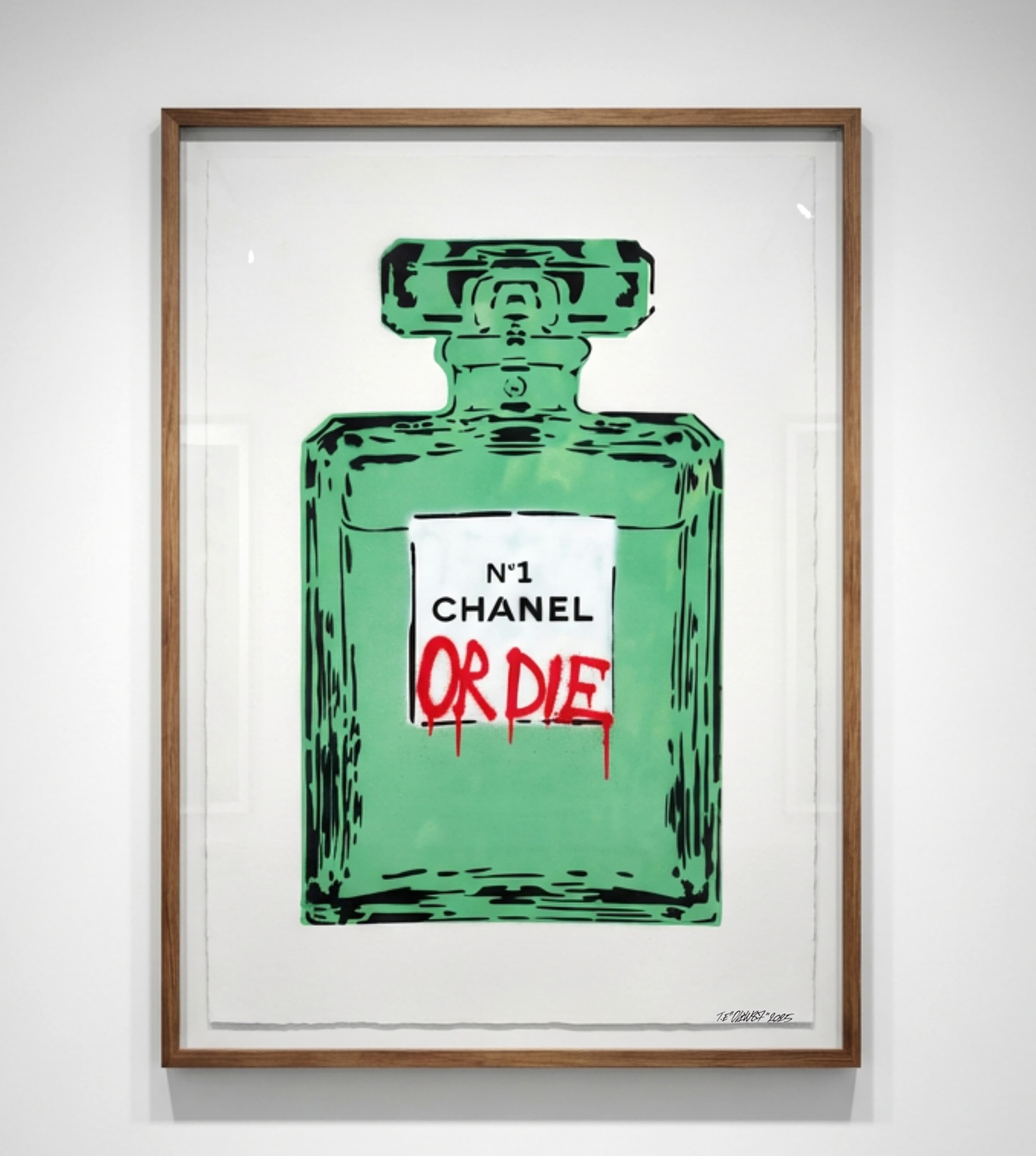 OLIW87 (Tobias Ekman, Sverige, född 1987), CHANEL OR DIE (grön), original