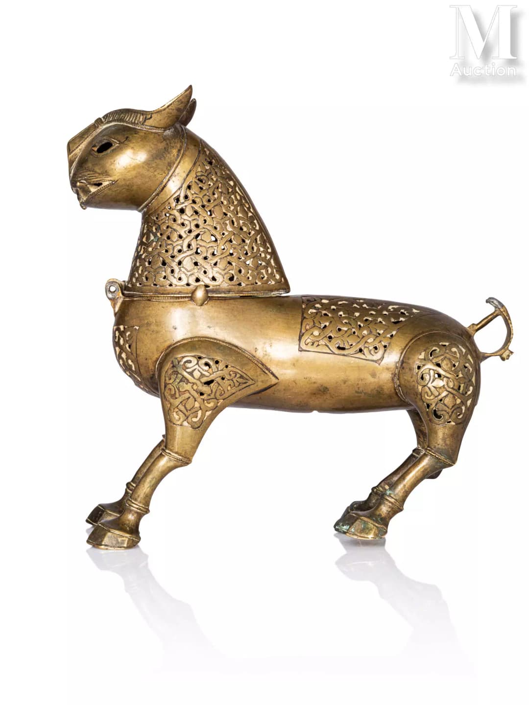 Brûle-parfum zoomorphe Iran oriental ou Mésopotamie, XIIe-XIIIe siècle