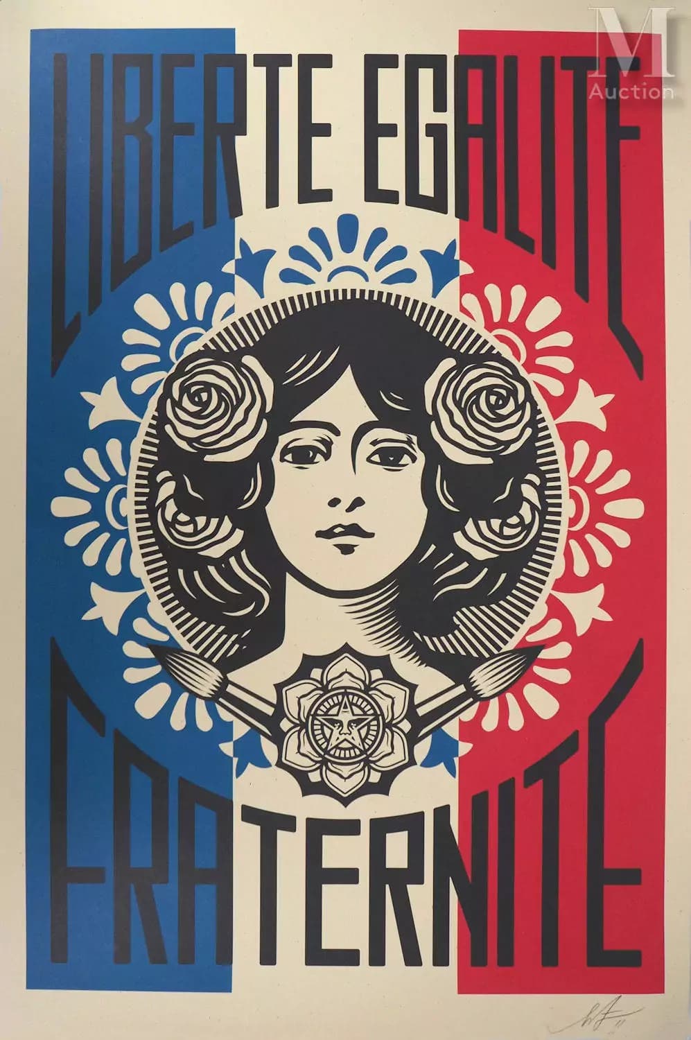 FAIREY Shepard dit Obey Giant (1970-) Liberté, Egalité, Fraternité