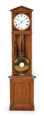 A Viennese Biedermeier Lantern Longcase Clock with One Year Power