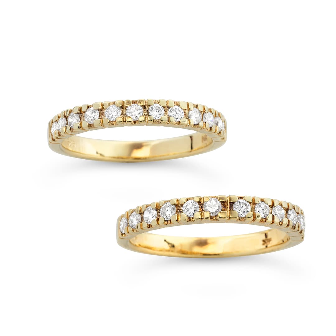 No Reserve | Two Diamond and Gold Rings