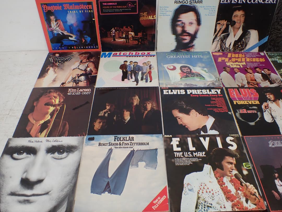 Vinylskivor, 40st LP