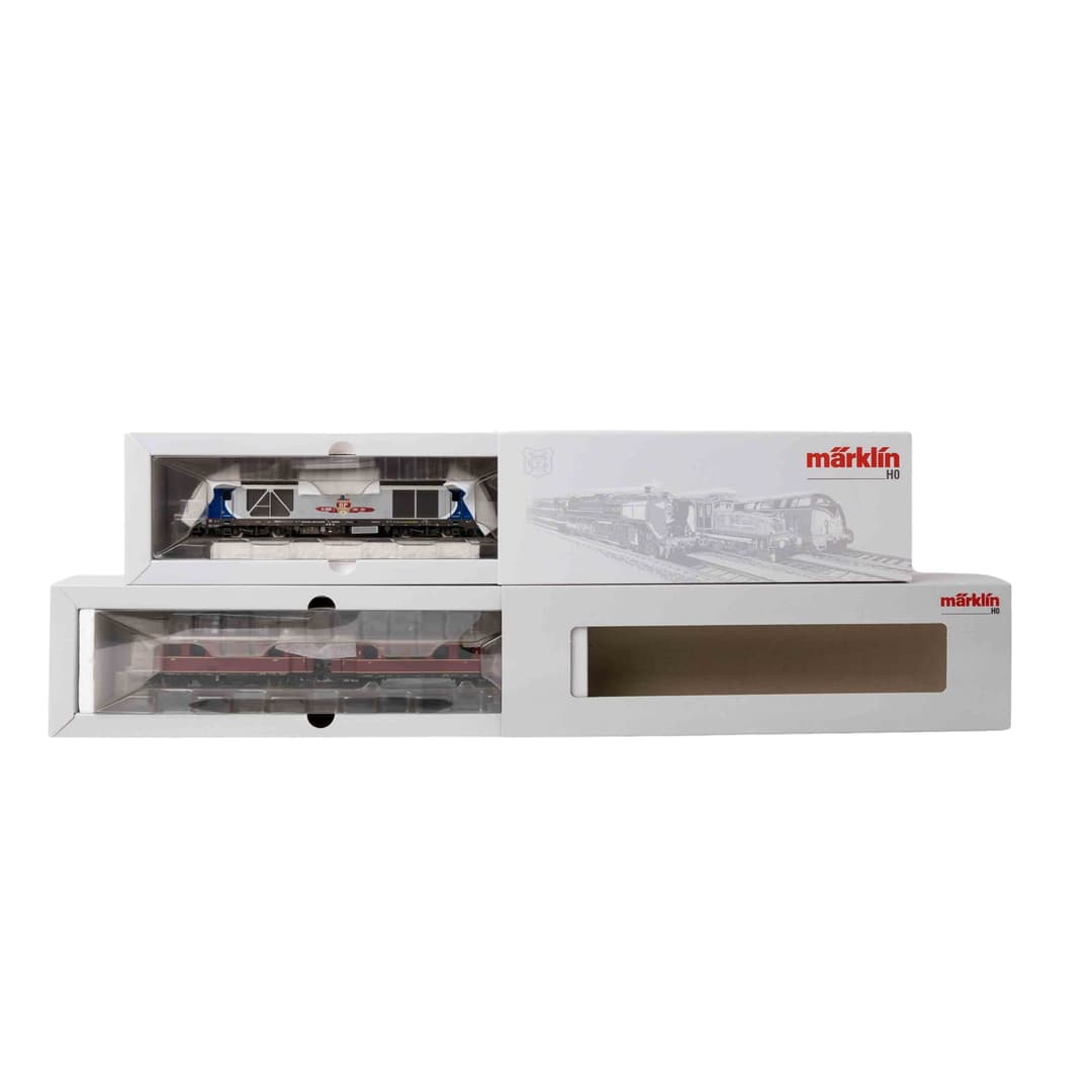 MÄRKLIN Triebwagen und Lokomotive, Spur H0