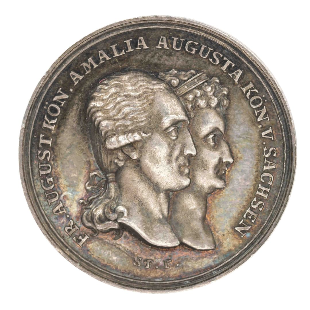 Sachsen - Medaille 1819 zum 50-jährigen Regierungsjubiläum und zur