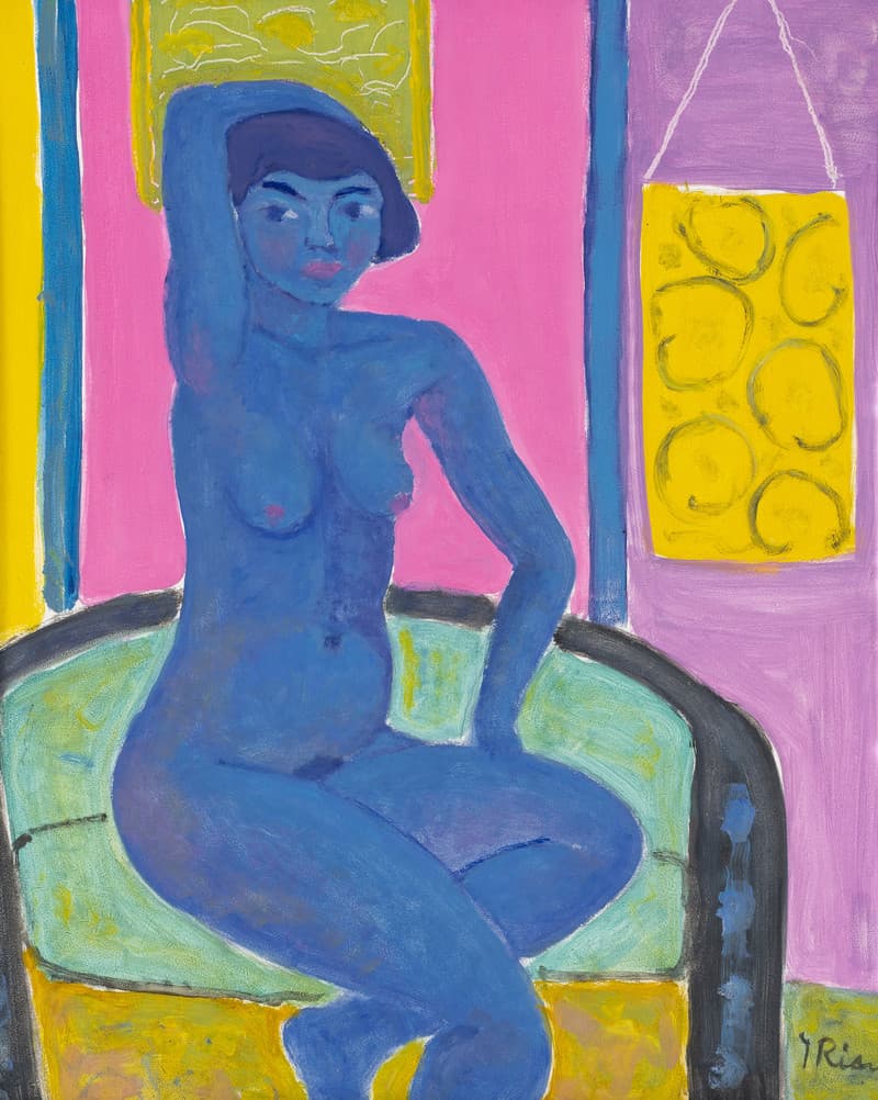 Blue Nude - Rian, Johs.(1891-1981)