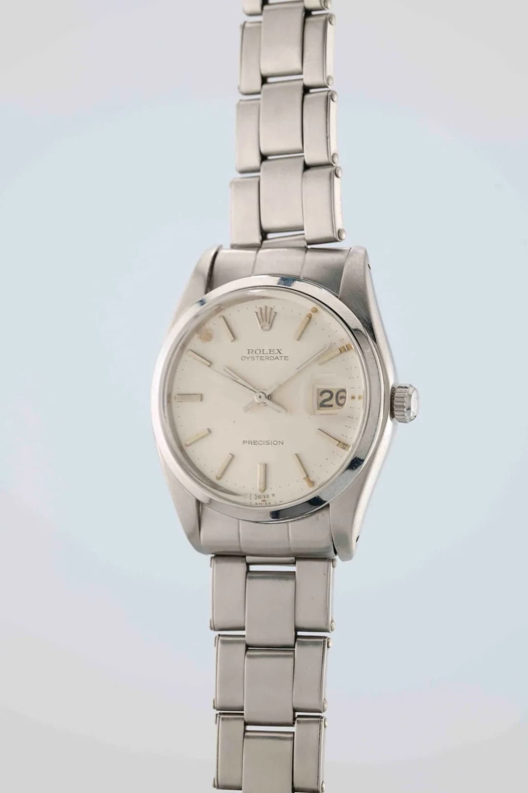 ROLEX Precision. Ref : 6422. Circa: 1978. Case: round steel, smooth