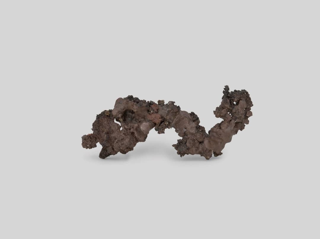 Hermann Glöckner Wellenform aus Schlacken. 1960