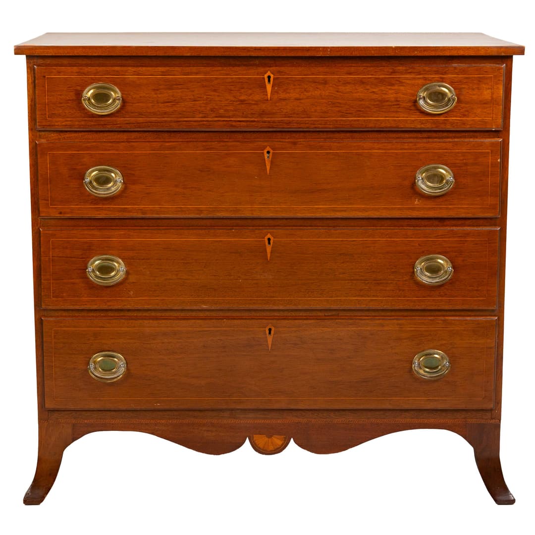 Federal Style Inlaid Mahogany Chest of Drawers