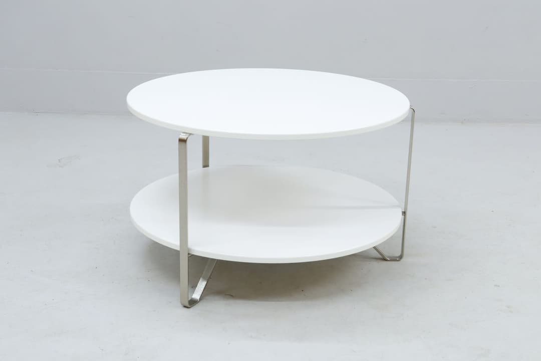 Soffbord med hylla, Ikea, vitt