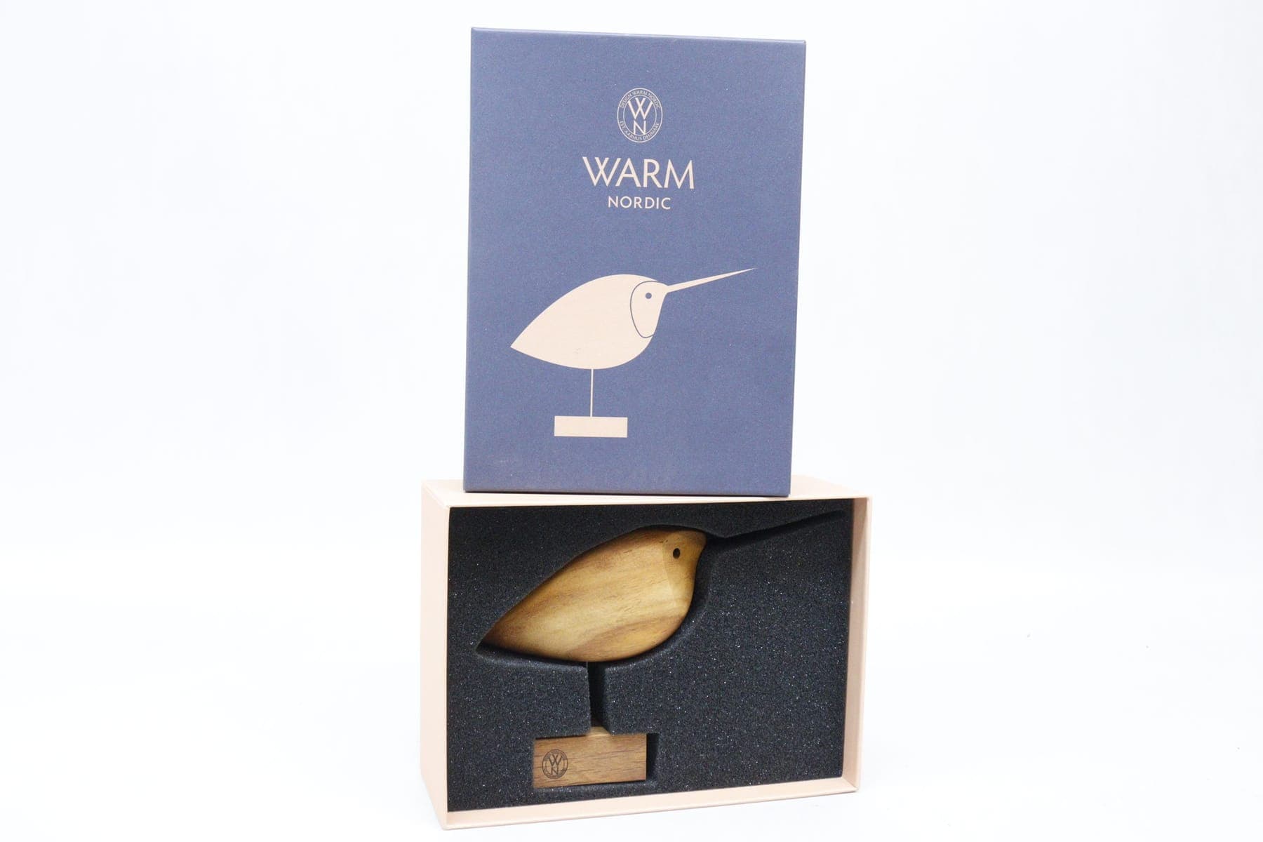 Skulptur, trä, Beak Bird, Warm Nordic