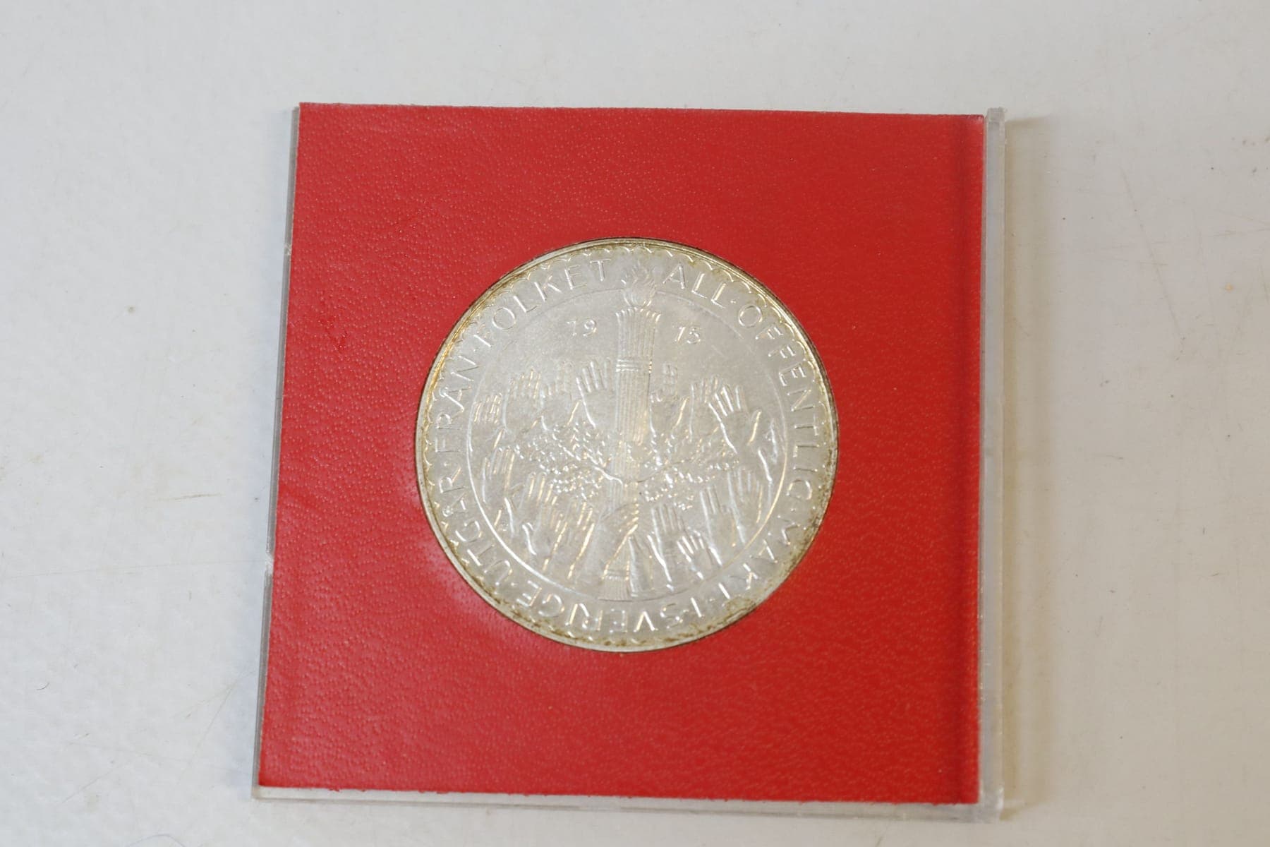 Minnesmynt, silver, Sverige, 50kr, 1975
