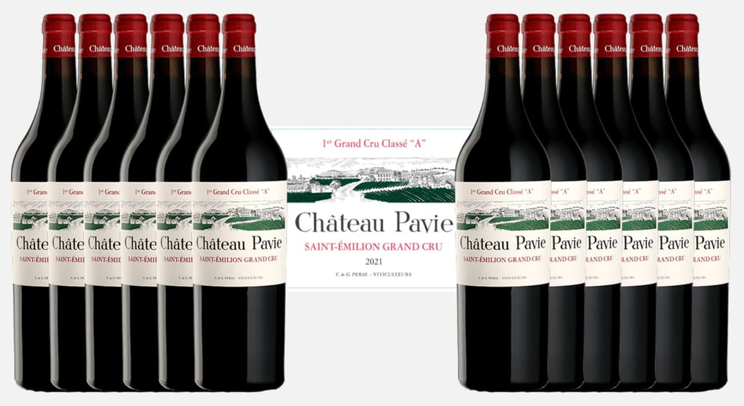 Ch. Pavie, 2021, Saint-Emilion, 1er grand cru classé, 12 bts (caisse
