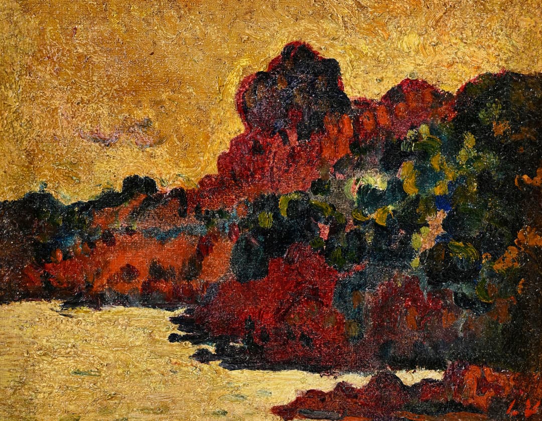 Louis Valtat (1869-1952), "Les rochers rouges, Anthéor le soir", c.