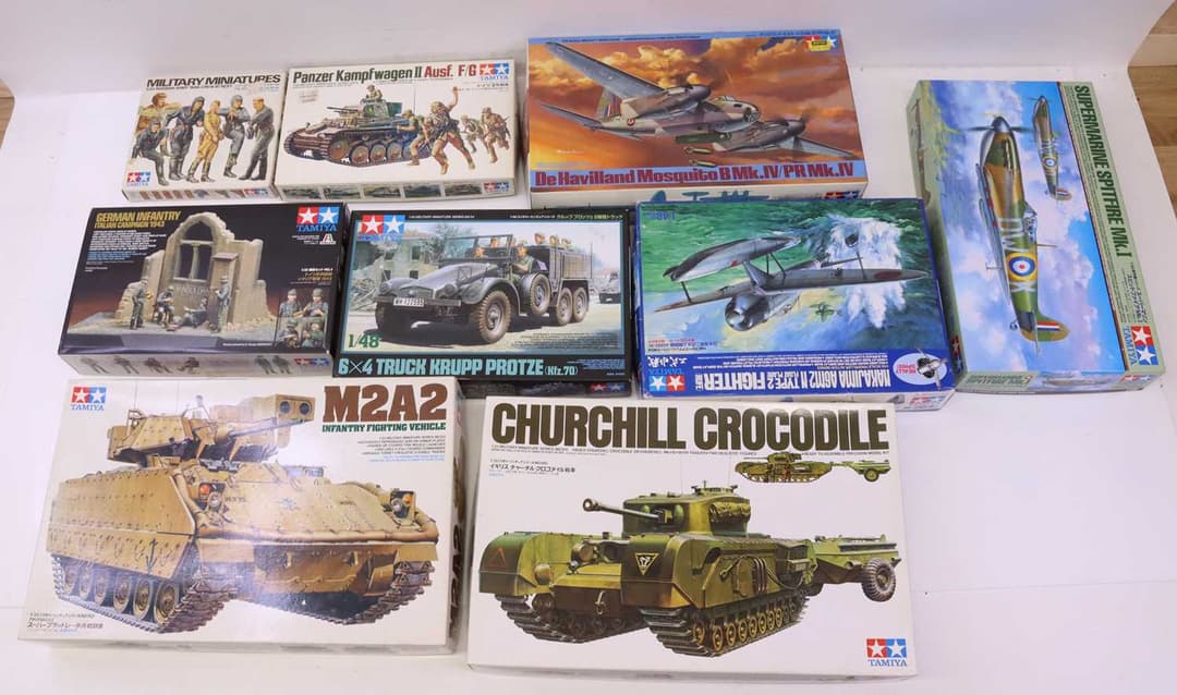 Lot 35 - Tamiya collection of 1/35 and other scales