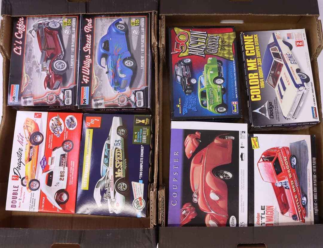 Lot 43 - Eight Monogram AMT and other 1/25 scale car