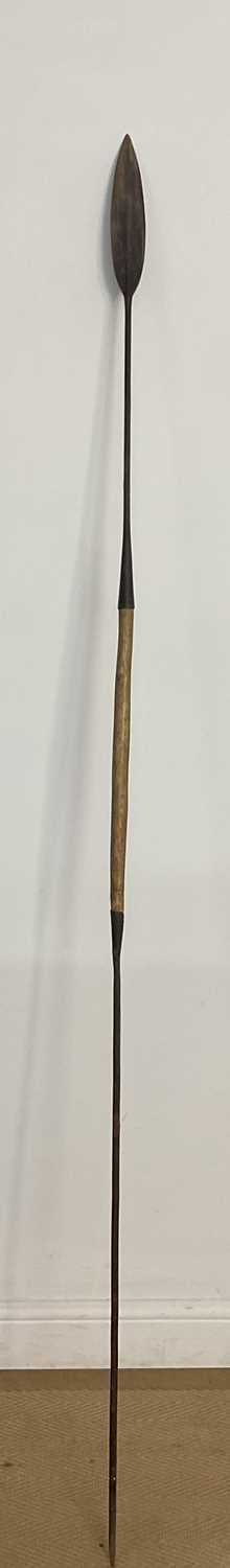 A Maasai warrior's spear
