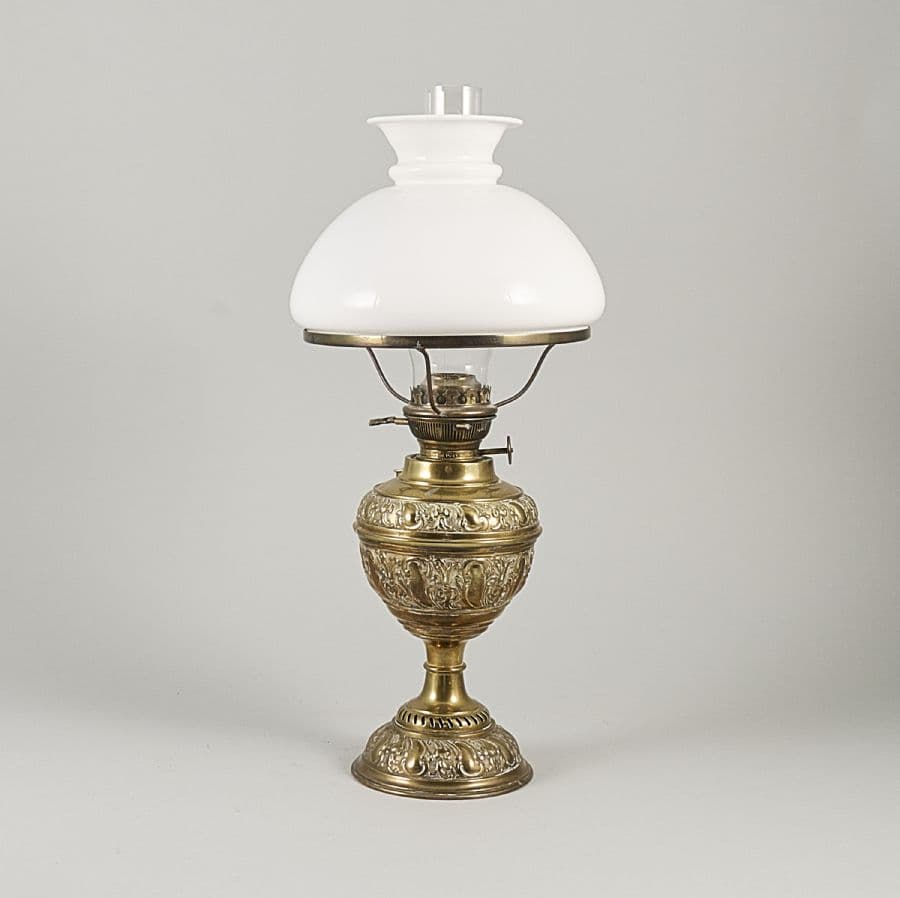 Bordsfotogenlampa, omkring 1900