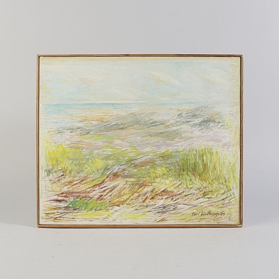 Oljemålning, Carl Lindberg. Signerad