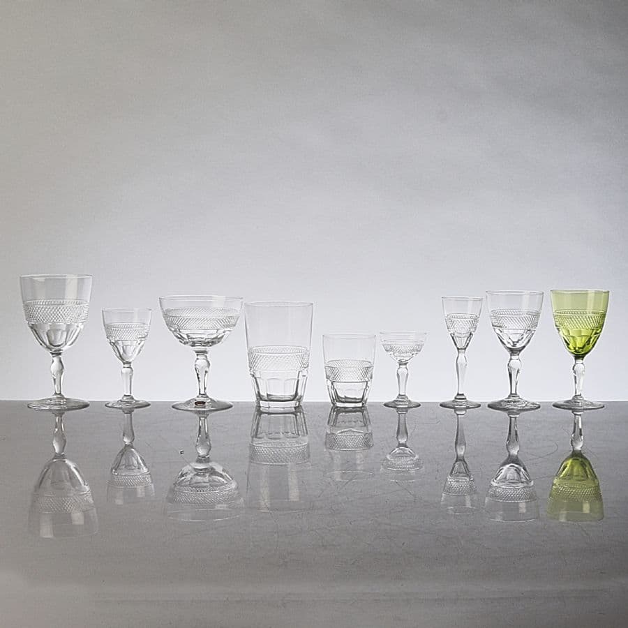 Glasservisdelar, 84 delar