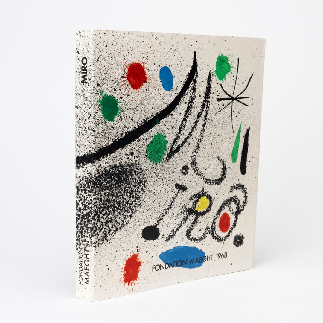 JOAN MIRÓ. BOK, "Miro", Fundation Maeght, Saint Paul 1968.