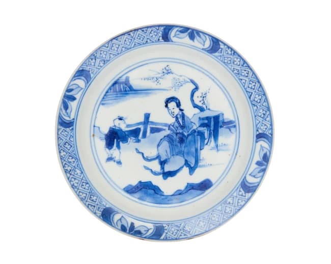 This lot is offered without reserve A Chinese blue and...