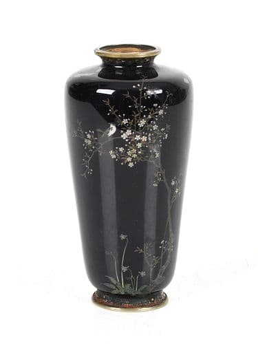 A Diminutive Japanese Cloisonne Vase