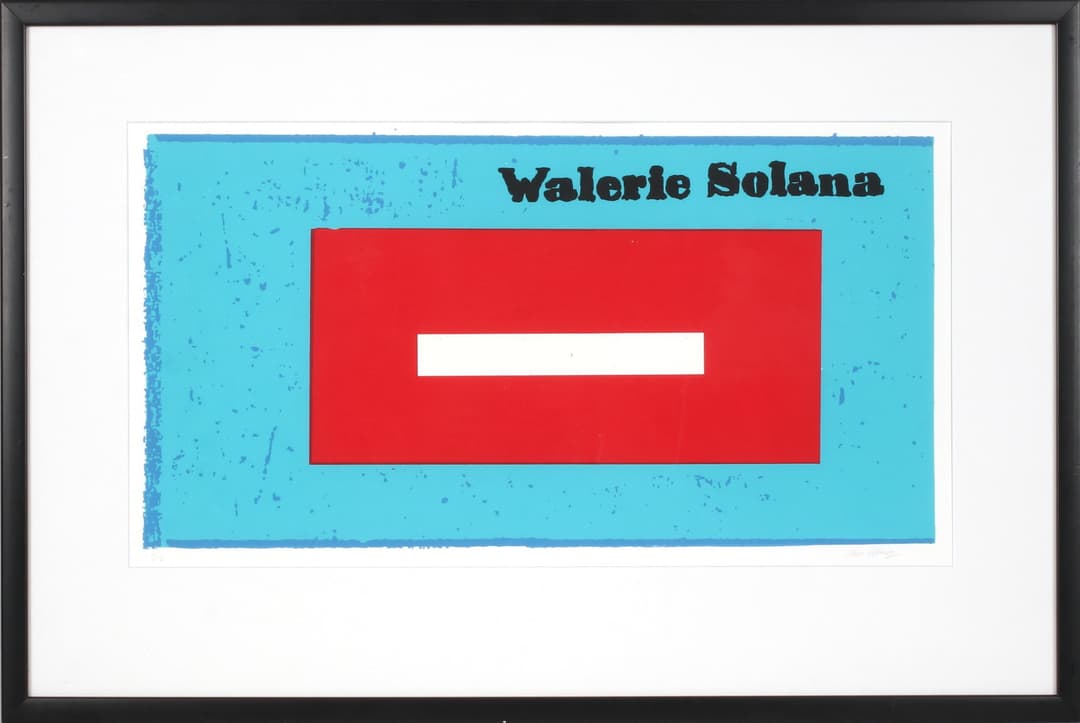 LARS ULLBERG. "Walerie Solana", seriegrafi, signerad och numrerad 8/16.